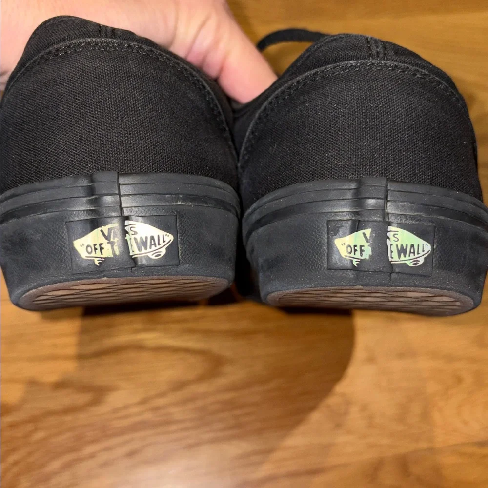 Vans Men's Classic Black Sneakers 9.5 GUC - Picture 7 of 7